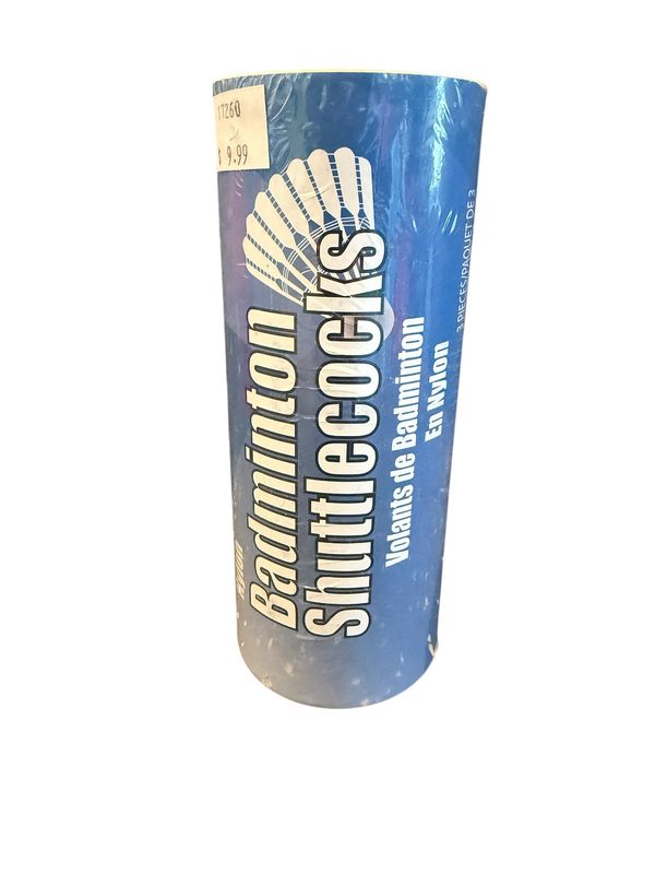 Badminton Nylon Shuttlecocks 3 Pack