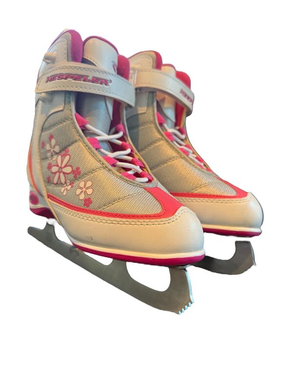 USED Hespeler Skates Size 13 Pink & White
