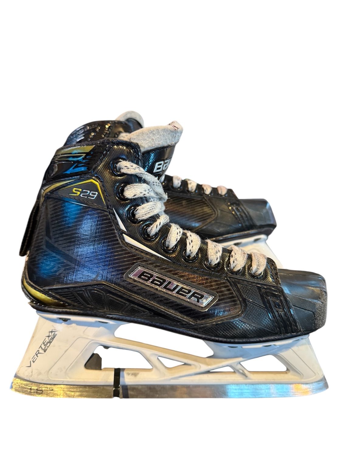 Used Bauer Supreme S29 Goalie Skates Size 2