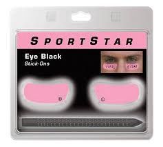 Eye Black Stick On with Pen Pink