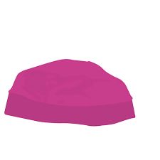 Skull Kap Pink With Ponytail Hole