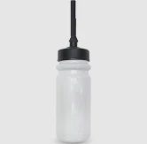 White Water Bottle Stubby Extended Tip