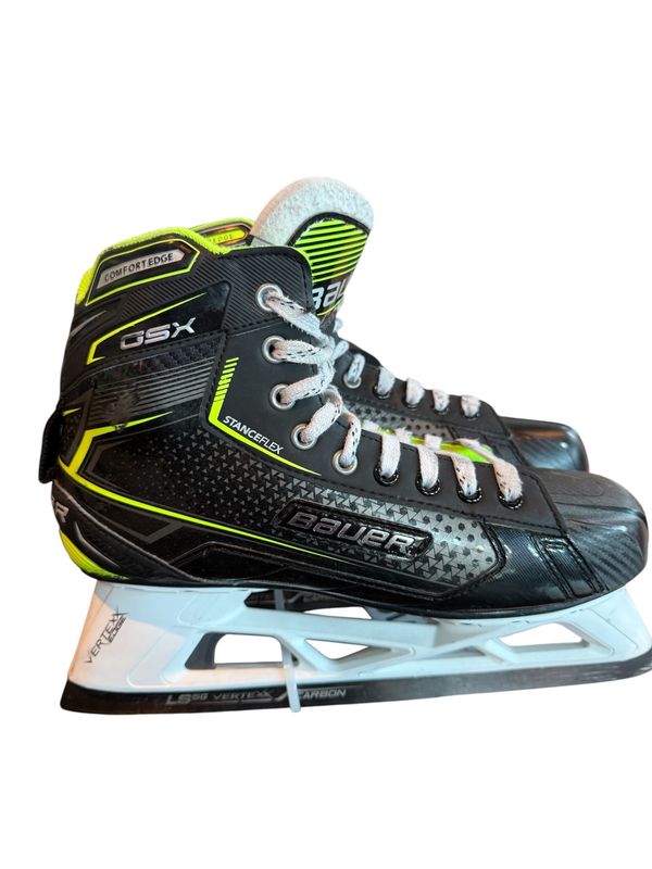 Used Bauer GSX Goalie Skates Size 10D