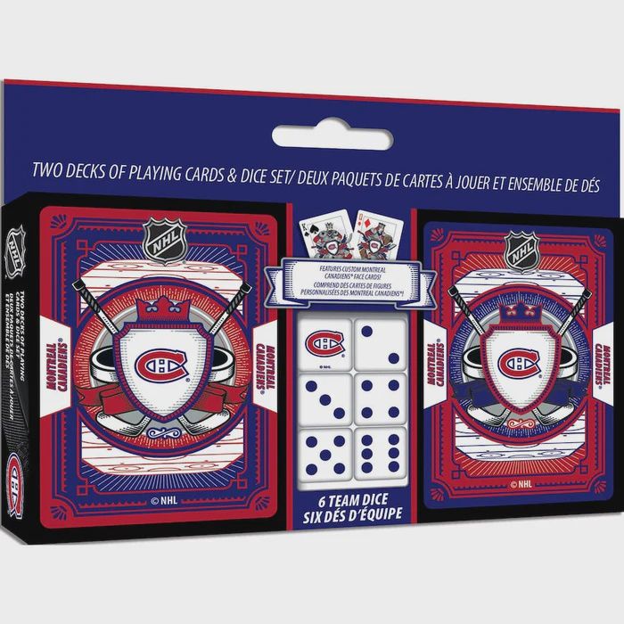 2pk Card & Dice Set Canadians