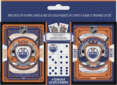 2pk Card & Dice Set Oilers