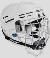 Bauer Prodigy Helmet Combo Yth White