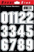 Helmet Decals White