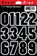 Helmet Decals Black