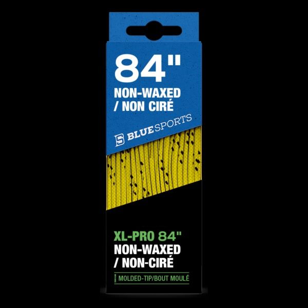 Blue Sports Laces Yellow / Black Cloth 84"