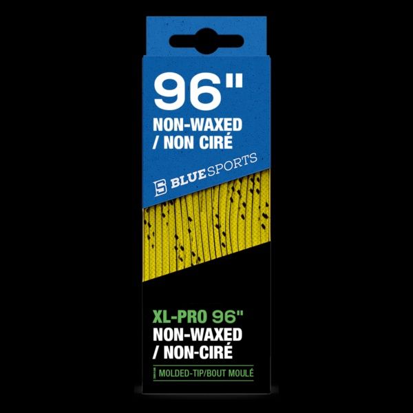 Blue Sports Laces Yellow / Black Cloth 96"