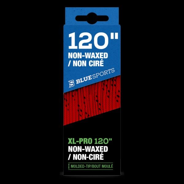 Blue Sports Laces Red / Black Cloth 120"