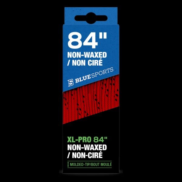 Blue Sports Laces Red / Black Cloth 84"