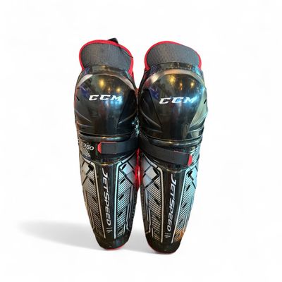 Used CCM Jetspeed FT 350 Shin Pads 14"