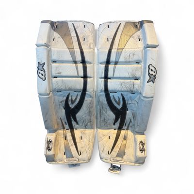 Used Brian's Zero G Goalie Pads BLK/ WHITE 31+1