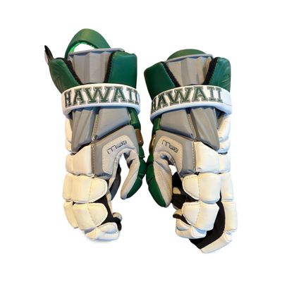 Used Maverik Max " Team Hawaii" Lacrosse Gloves 13"