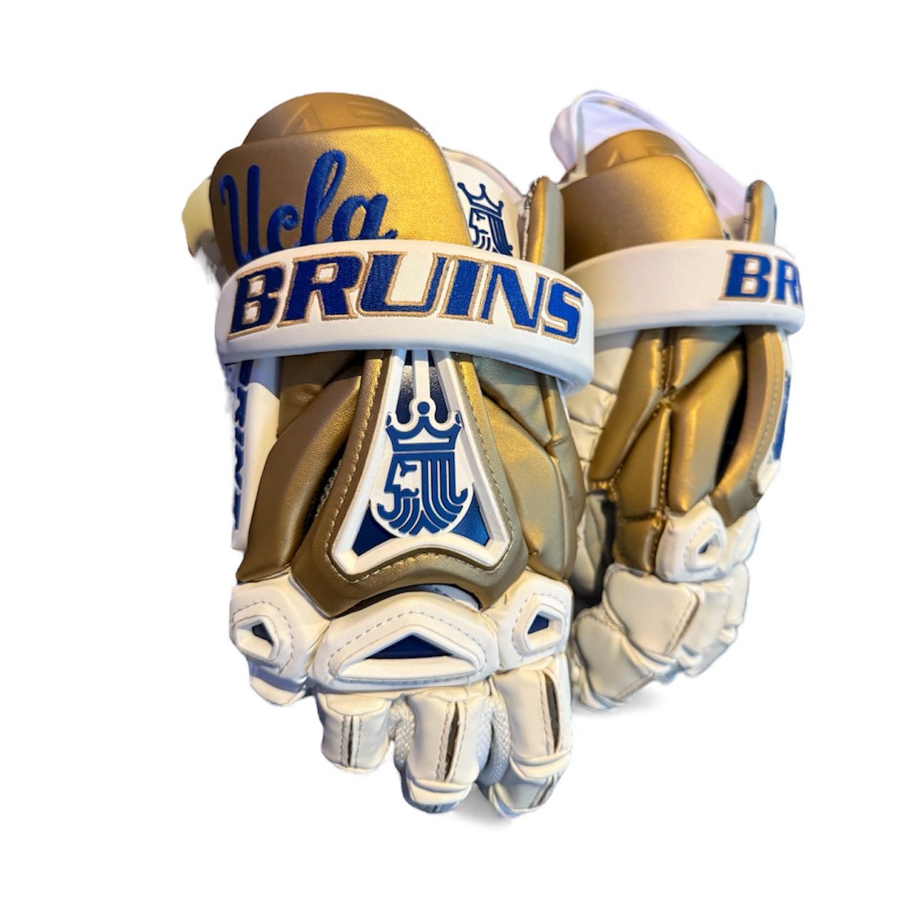 Used Brine Used Brine " Team UCLA Bruins" Lacrosse Gloves 13"