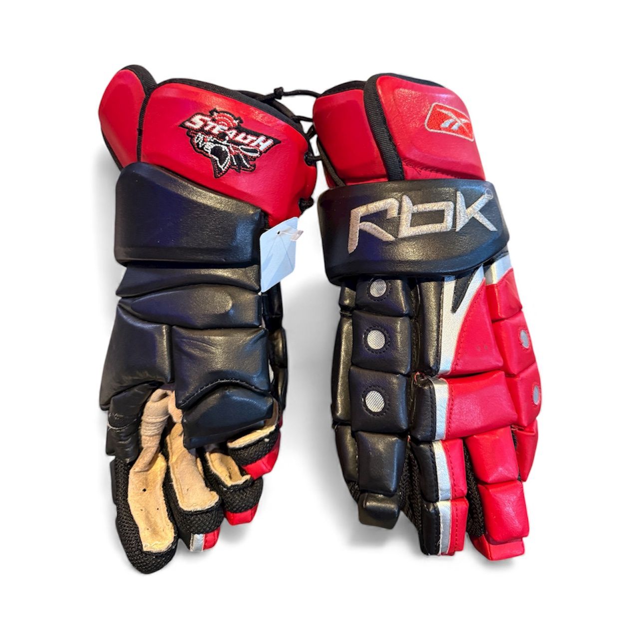 Used RBK Used RBK "Team Vancouver Stealth " Lacrosse Gloves 14"