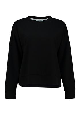 Zwarte sweater met rits Janaa