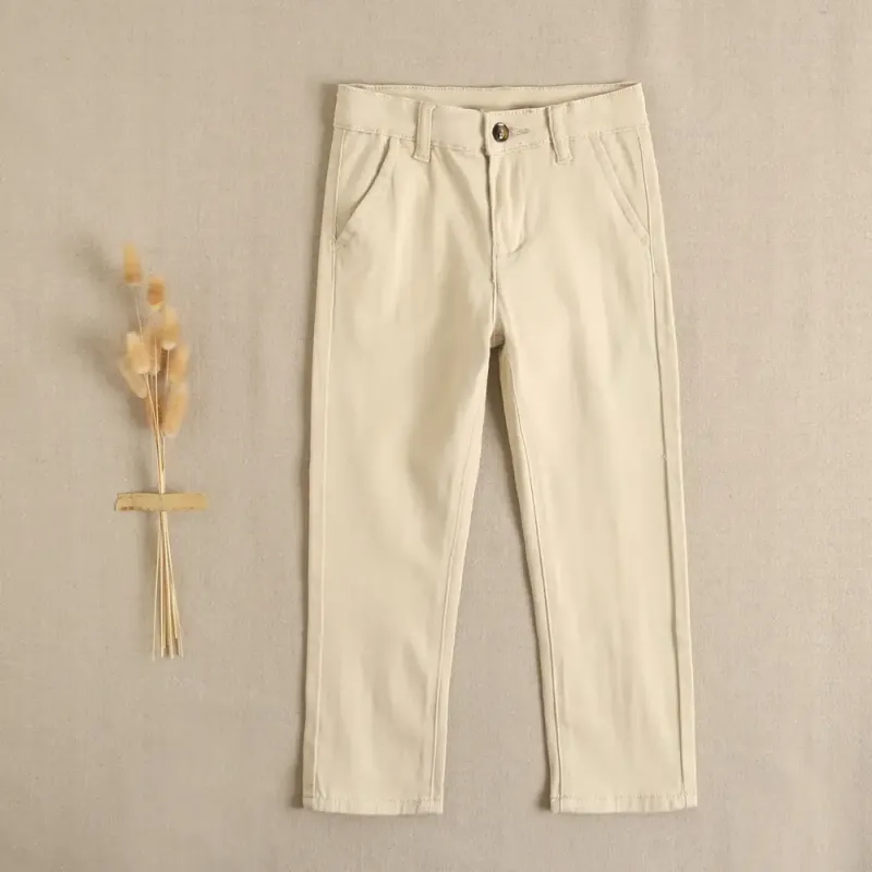 Beige broek, feestcollectie