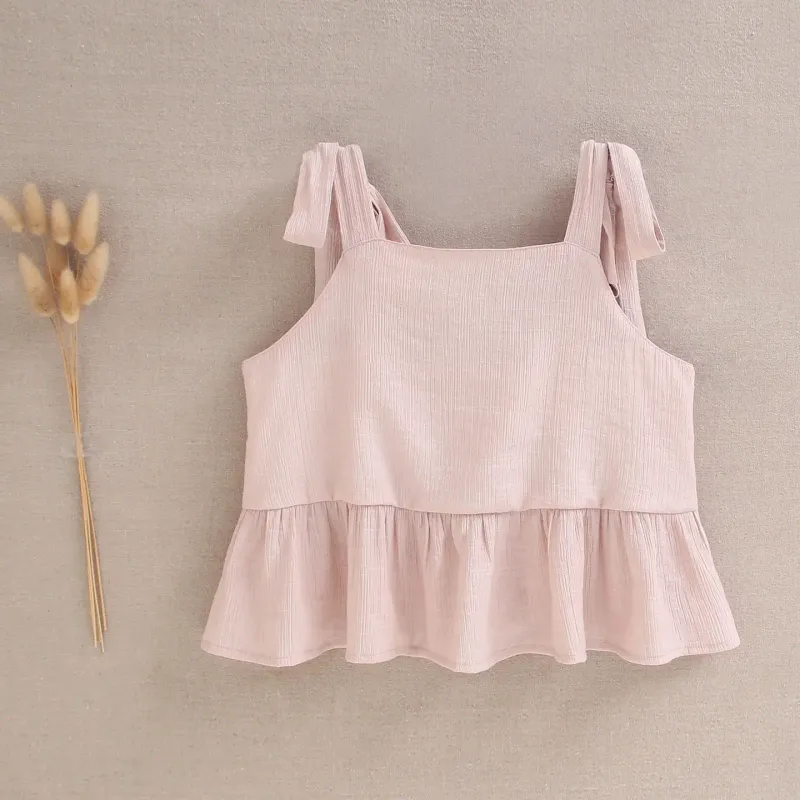 21501495 viscose oude roze top