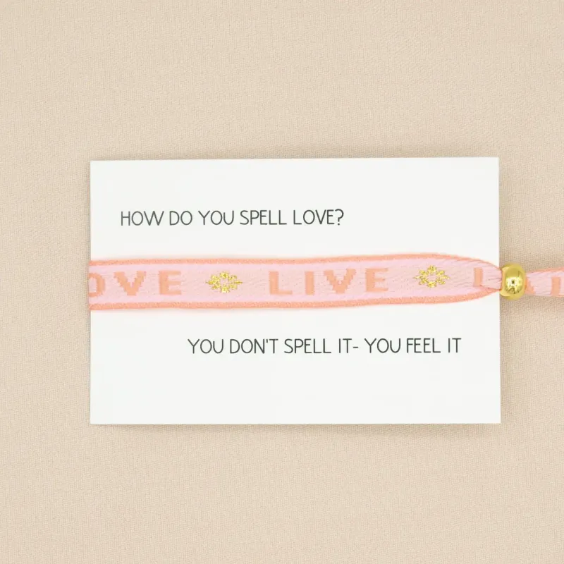 Feel good-armband 5 verschillende designs