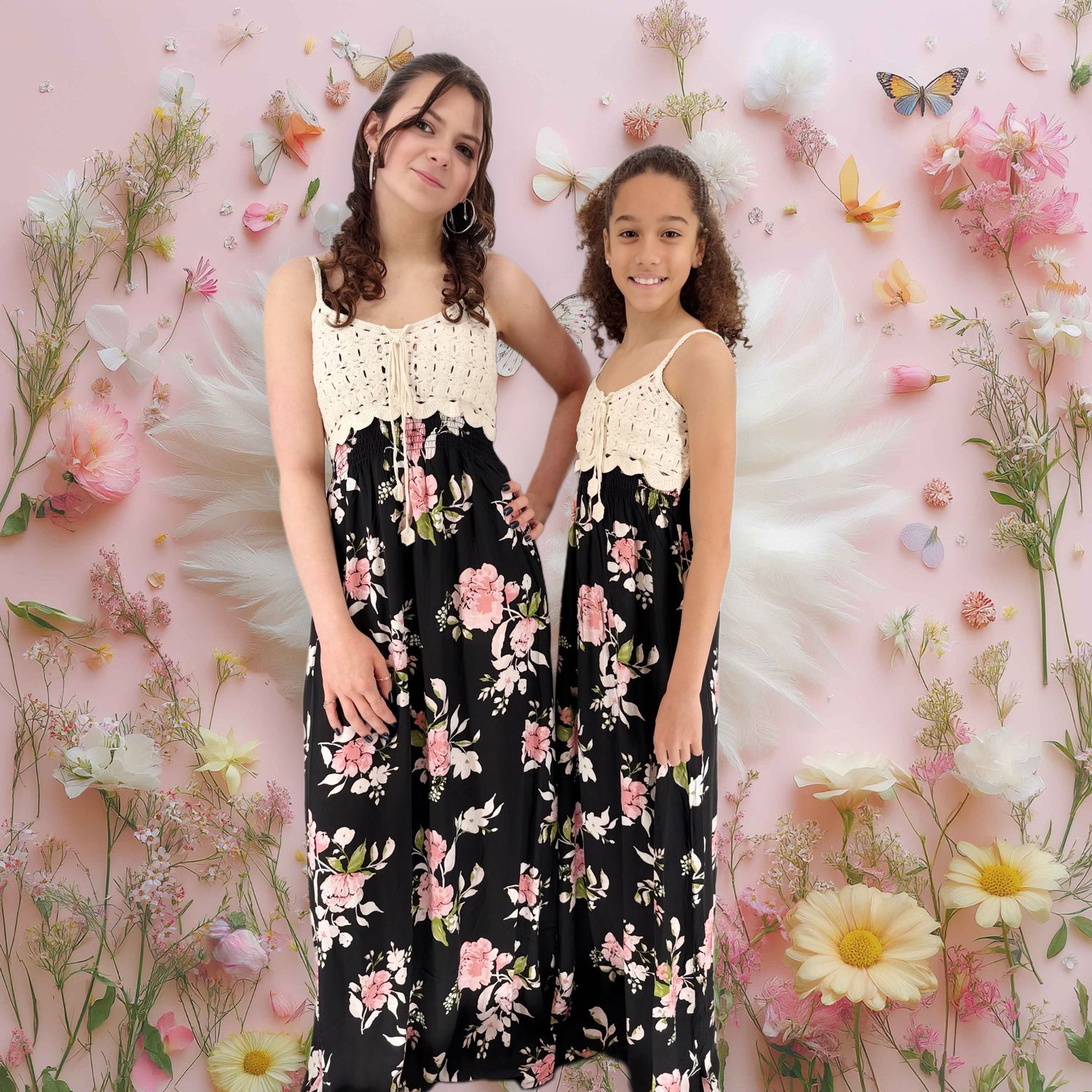 Zomerjurk met bloemen Kaja