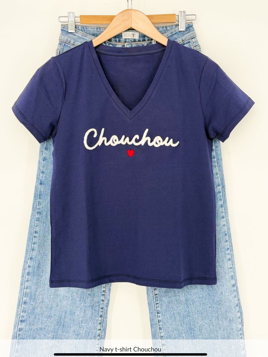 Navy t-shirt Chouchou