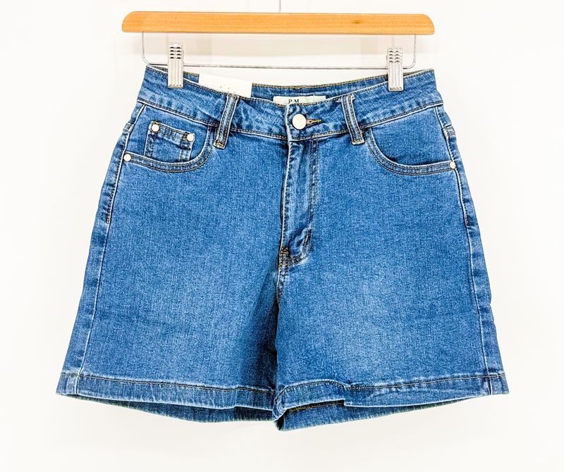 Jeans short rood hartje