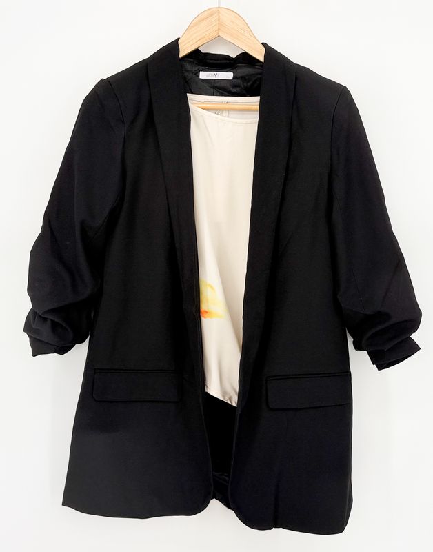 Zwarte blazer Malea