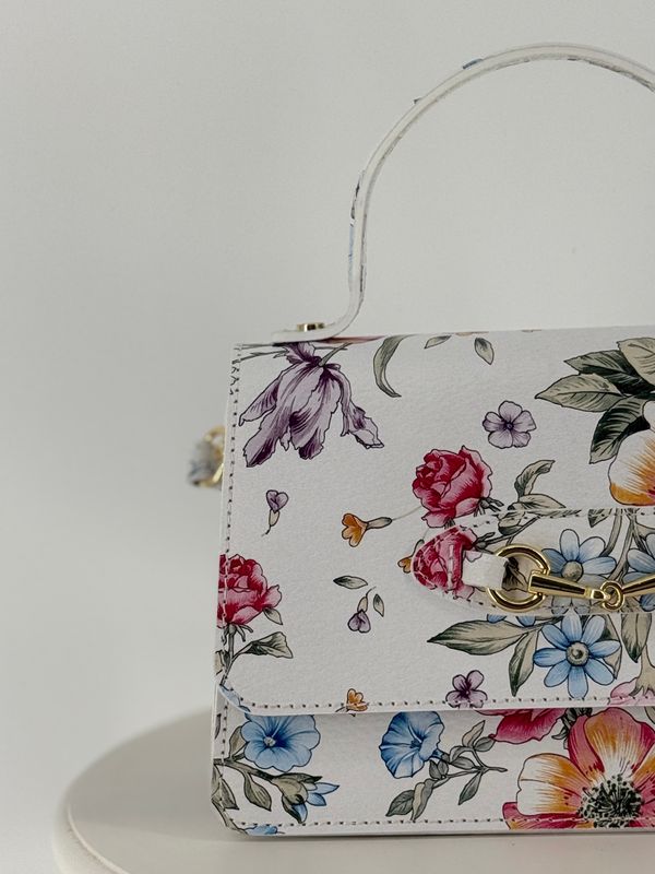 Bloemen hand/schoudertas