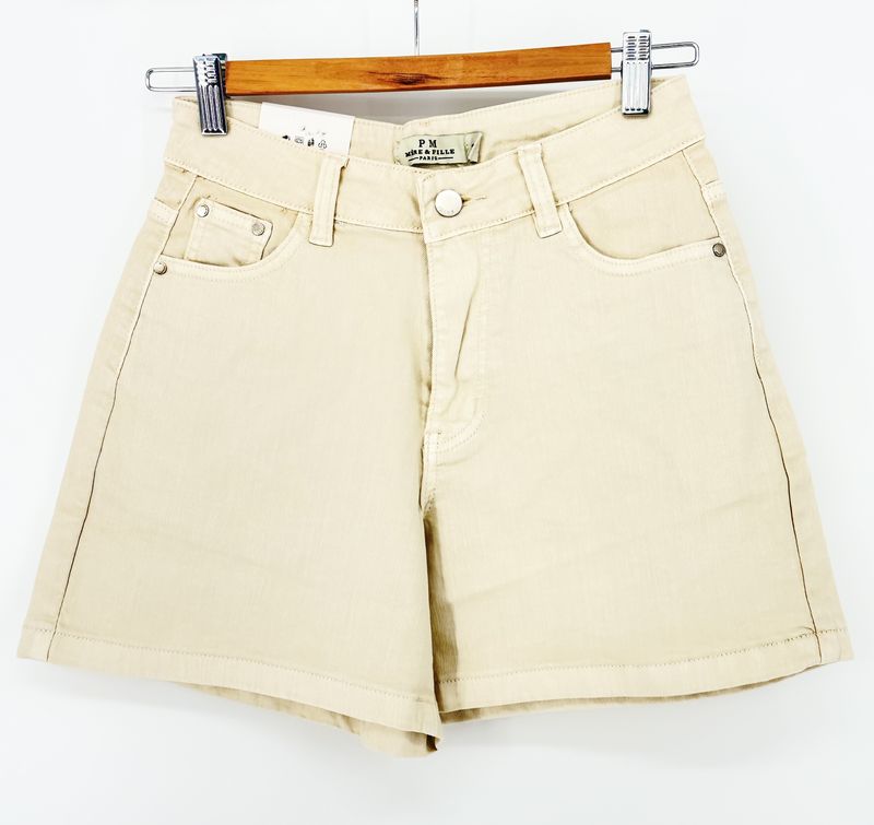 Beige short Golden heart