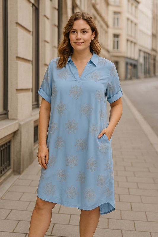 Z1 Blauwe jurk Filona