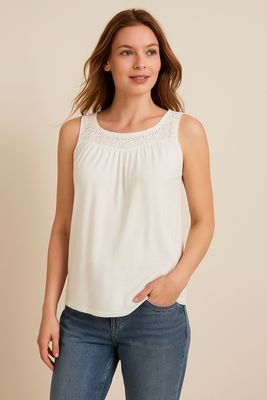 Off-white top Vivienne