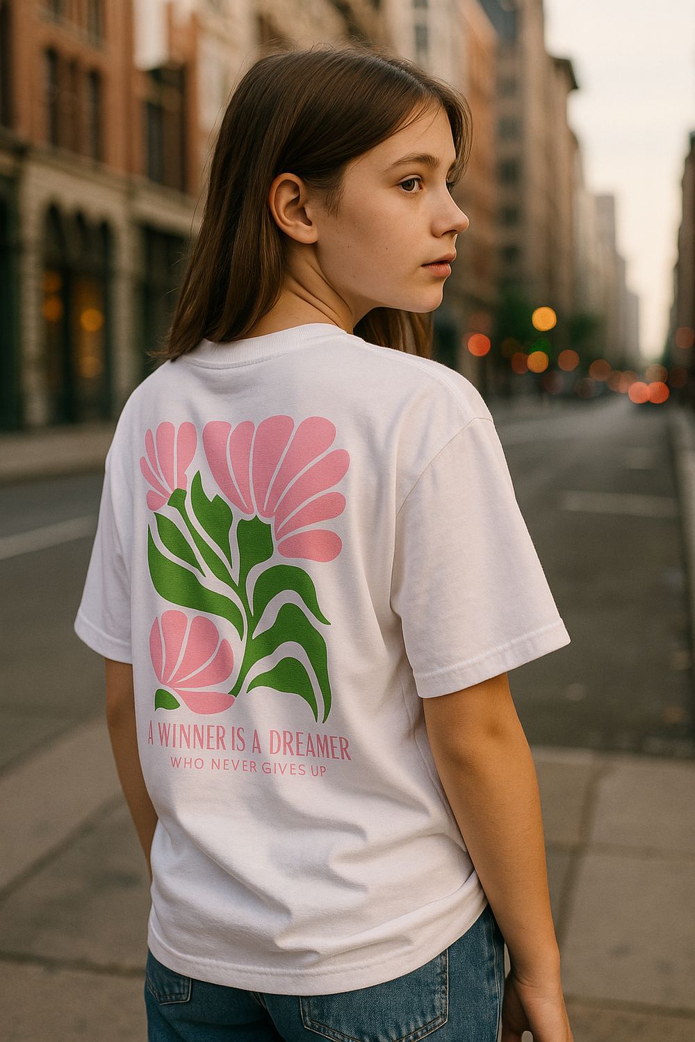 Witte T-shirt Groovy