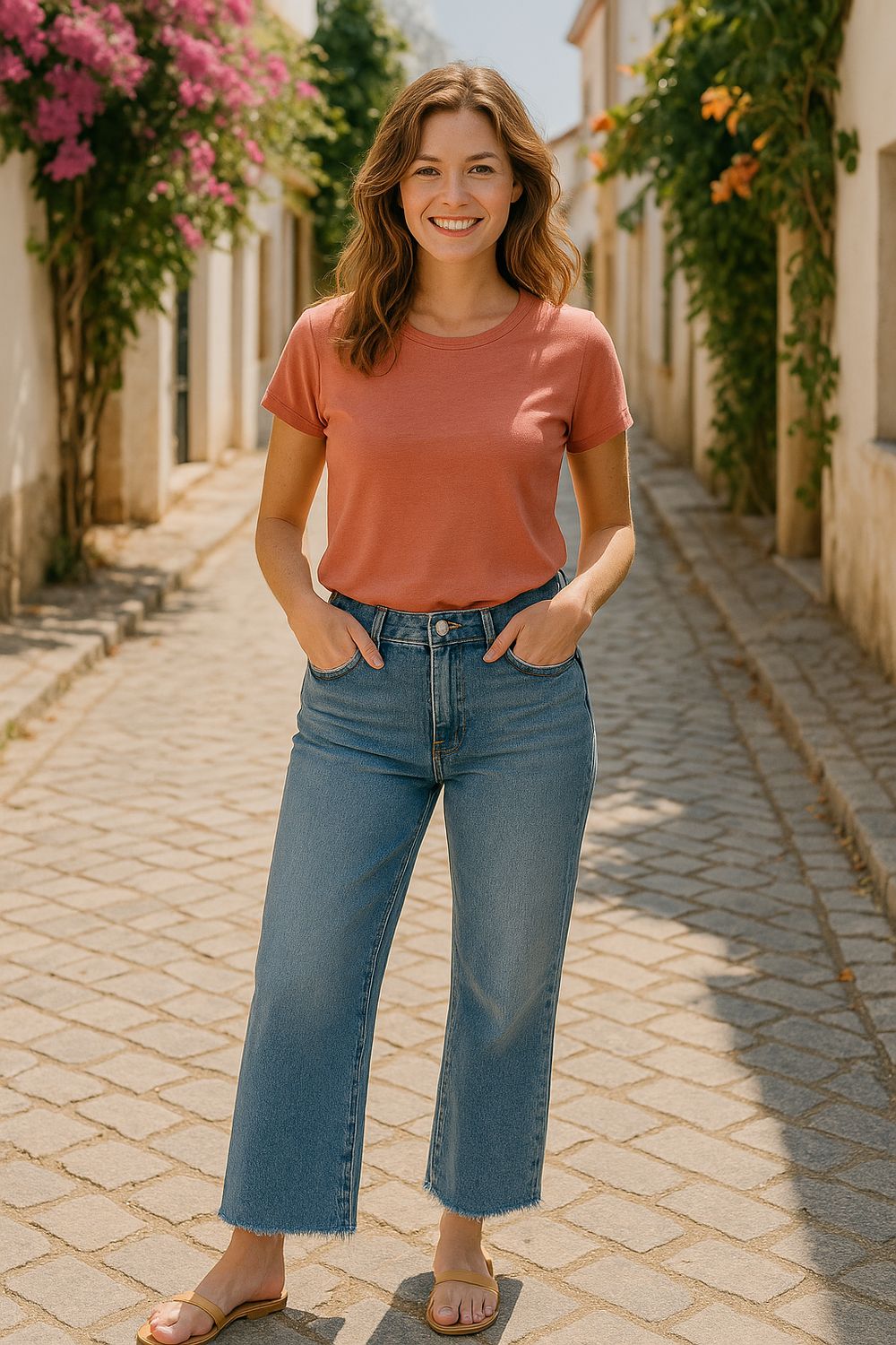 blauwe jeans Julina