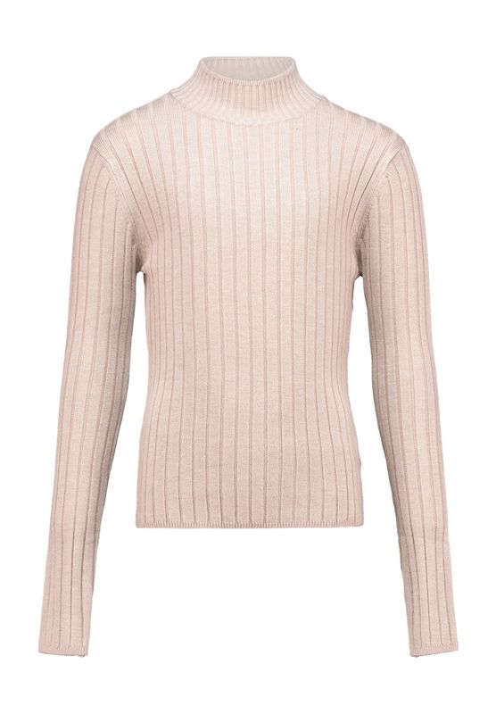 Beige geribd shirt Klea