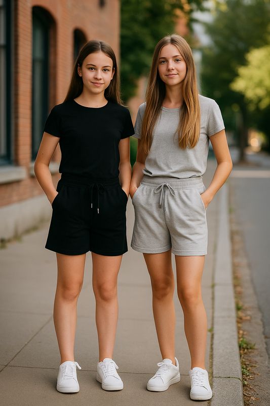 Grijze short Selin