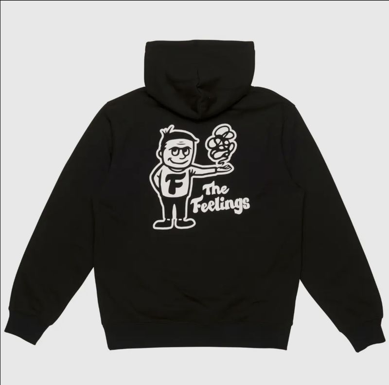 Zwarte hoodie Feelings