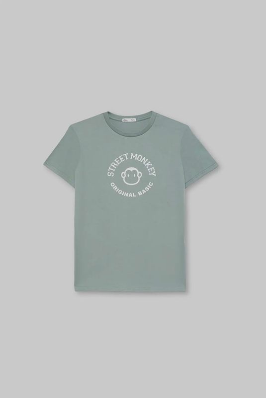 Street Monkey groene T-shirt