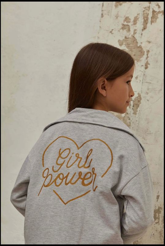 Grijze stoffen jas/sweater