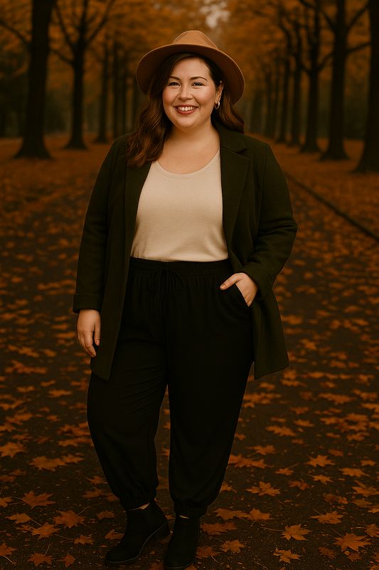 Z1 100% viscose broek Roxy
