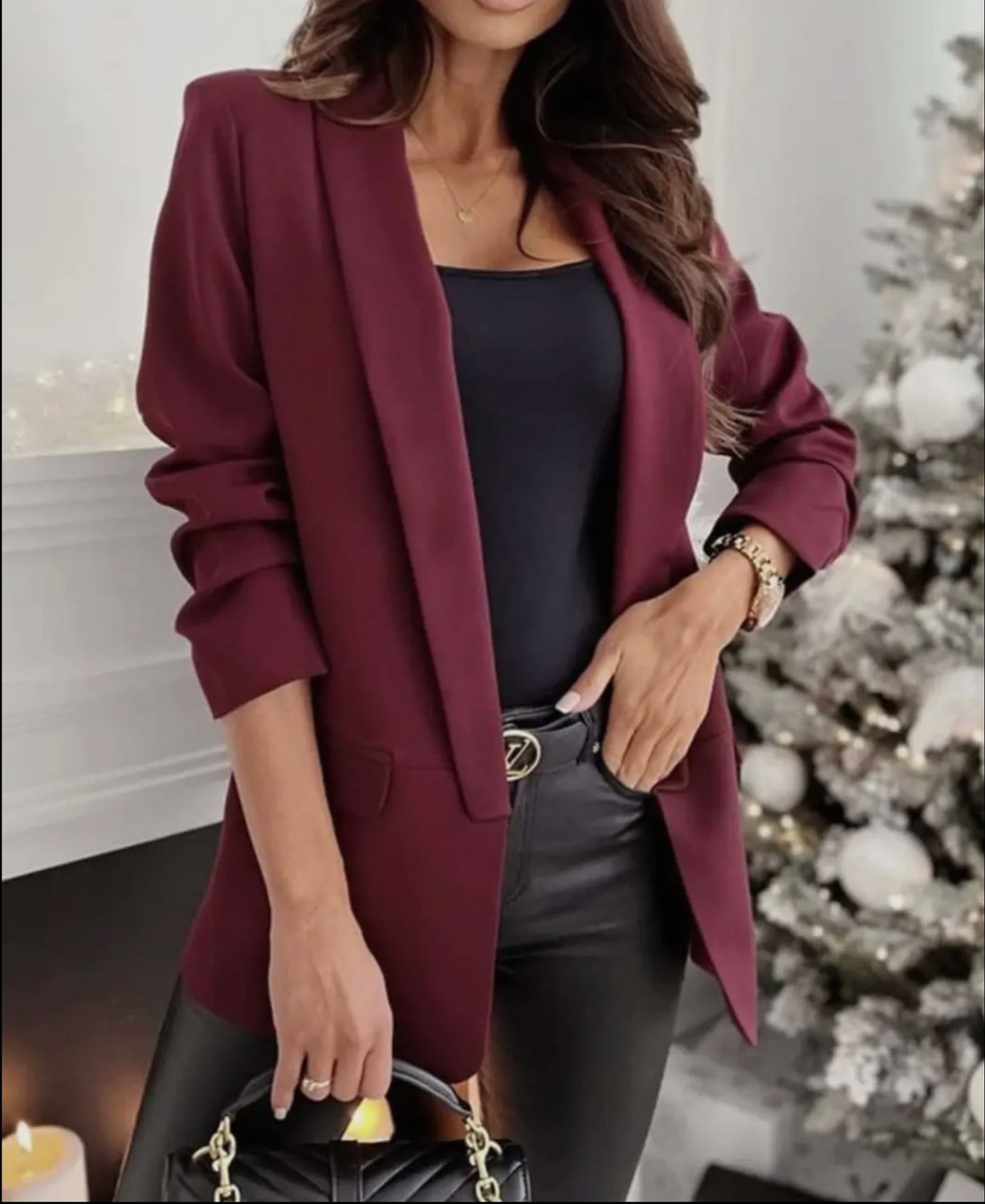 Bordeaux blazer