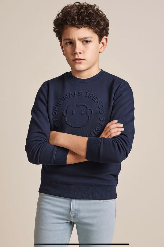 Navy sweater STR. M