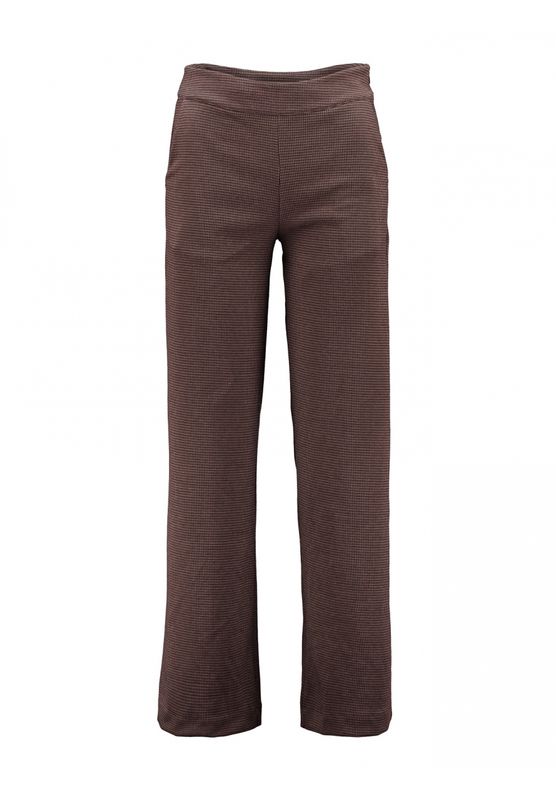 Bruin geruite broek Iduna