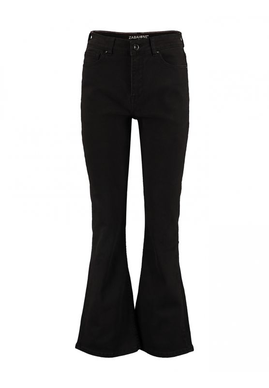 Zwarte flare jeans Nina