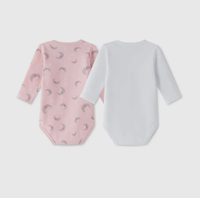Set rompertjes pink moon