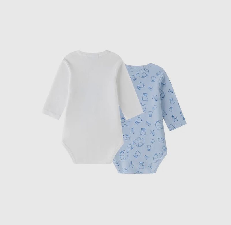 Romper set Blue olifant