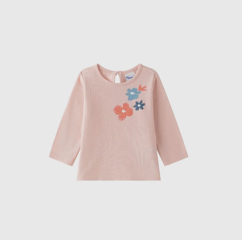 Shirt pink flower