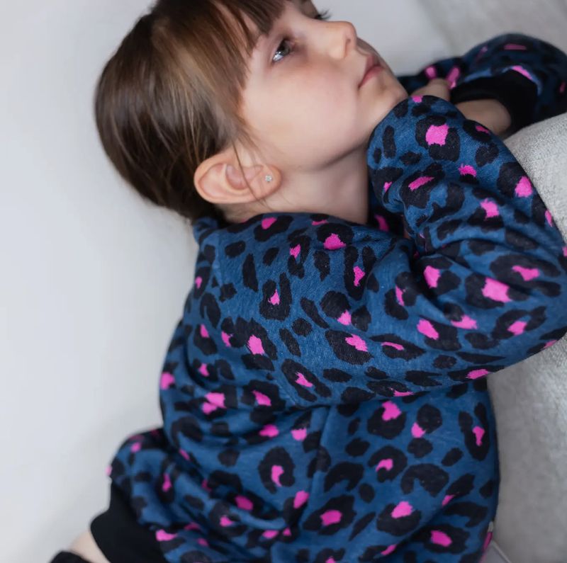 Sweater jasje luipaardprint