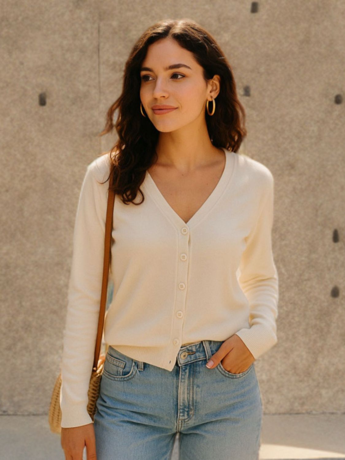 Off white gilet Janina